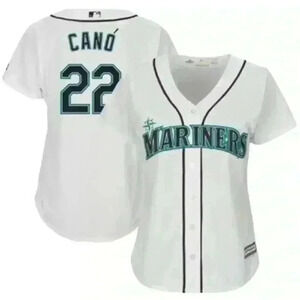 Ladies Seattle Mariners Baseball Jersey size Large with CANO